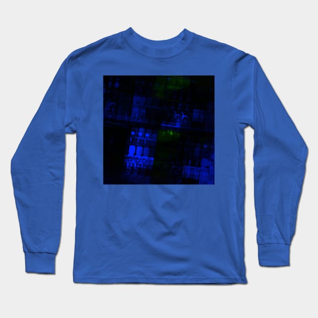 Digital Abstraction Long Sleeve T-Shirt by momomoma